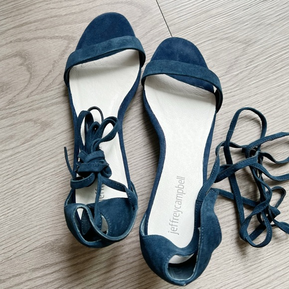 Jeffrey Campbell Wrapped Kitten Heels 6 - Picture 3 of 12